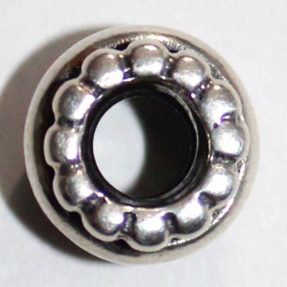 Pandora Sterling Silver Dot Line Spacer Charm 790175 - Picture 3 of 6